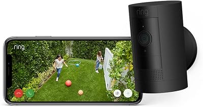 Ring Stick Up Cam Battery | 1080p HD Outdoor Security Camera, Wifi, Alexa