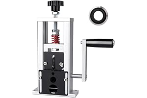 ANOLEX Manual Wire Stripper Machine, Wire Stripping for 0.06"- 0.86" (1.5-22mm) Copper, Compact & Portable Aluminum Alloy Scrap Copper Wire Recycling Tool with Replacement Blade