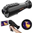 Portable Thermal Monocular for Hunting,384x288 (AI Super Resolution) Ai15 Night Vision Monocular,1.43" Large AMOLED Display,Thermal Night Vision with Wi-Fi Hotspot/STA/MIC,12hrs+ Battery Powers