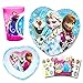 Disney Frozen Toddler Dinnerware Set - Plate, Bowl, Cup, Stickers
