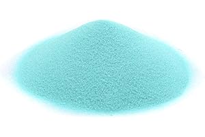 Shiny Stone Colorful Art Sand,Rainbow Decorative Wedding Sand, 250g/0.55lb/8.81oz for Succulent Terrarium Vase (Dark Cyan)