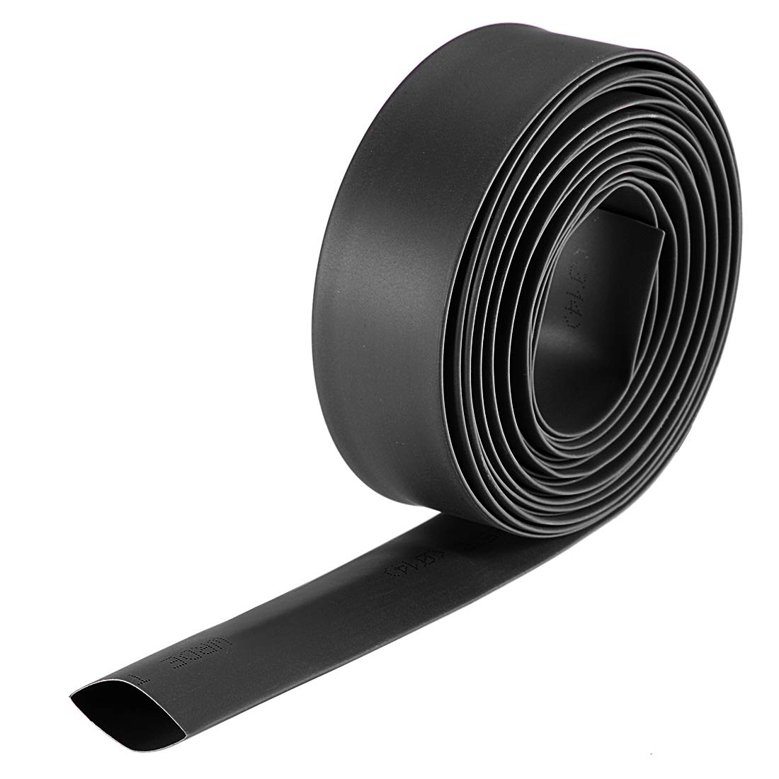 sourcing map Heat Shrink Tubing, 14mm Dia 2:1 rate Shrinkable Tube Cable Sleeve 10ft - Black