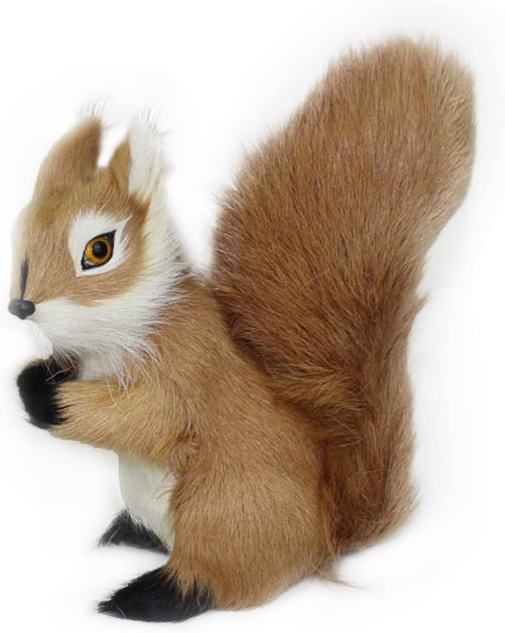 Ornament Hooks - Simulated Animal Squirrel Plush Realistic Christmas Tree Ornament Christmas Christmas Stocking Filler Glass Snowflake Ornament (A, One Size)