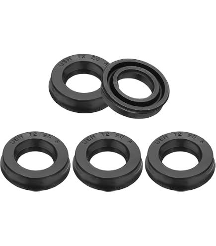 Joint Radial UN En PU - 22x30x5 Mm - Lot De 5 - Pour Cylindres Hydrauliques Et Pistons - 8