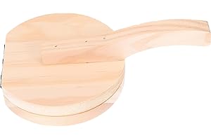 SHINYPASING Wooden Dumpling Skin Maker Dough Presser Pressing Tool for Dumplings and Roti Pastry Kitchen Gadget