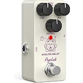 Pogolab Delay Pedal, Delay Pedals for Electric Guitar, Analog Delay Guitar Pedal, DC 9V True Bypass, Mini Delay Pedal