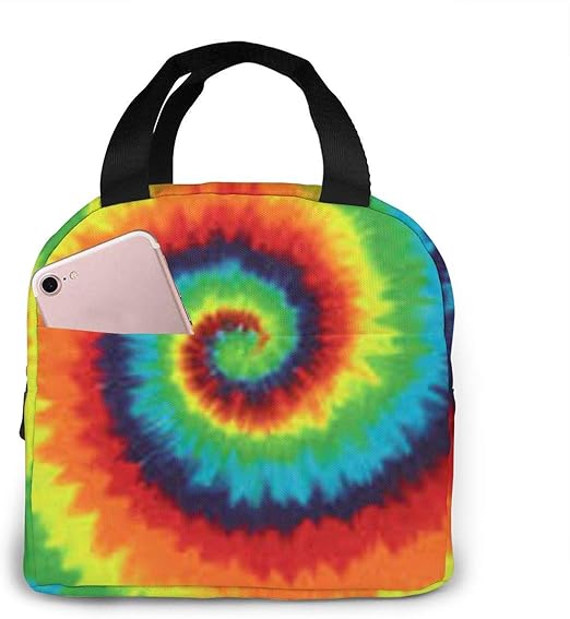 tie dye lunch bag