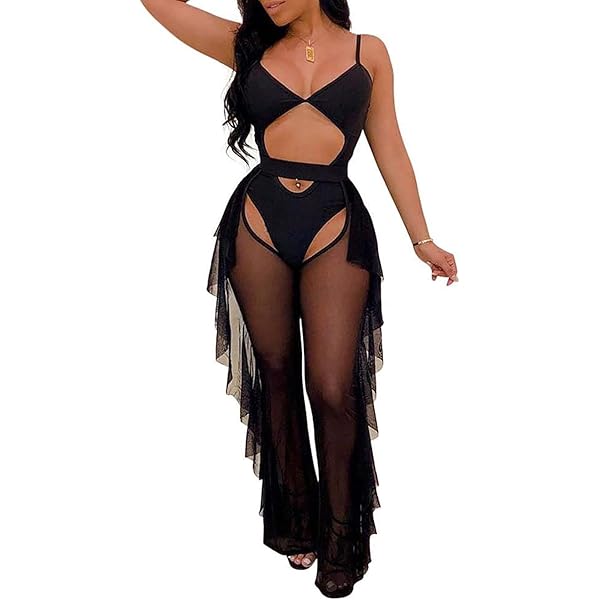 Lace Amazon Women's Bathing Suit Cover Ups Flattering Lace Up