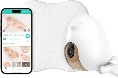 Cubo Ai Sleep Safety Bundle HD Night Vision Monitor Sleep Sensor Pad 1080p