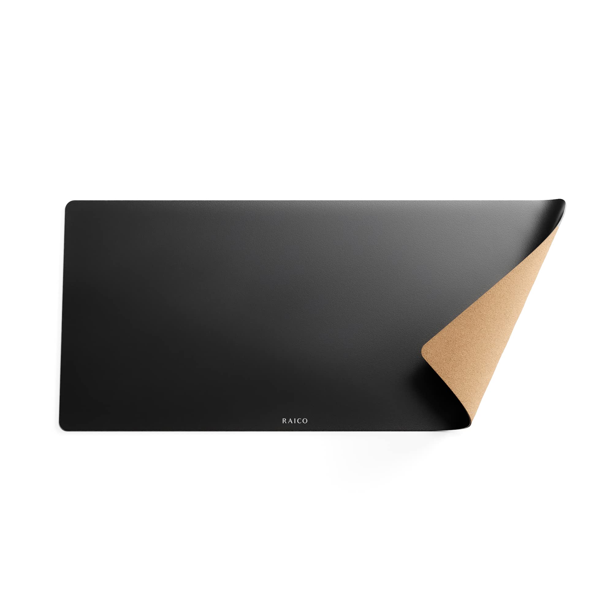 Leather Desk Mat Large Pad Premium Full Grain Italian Real Leather Desk Mat Writing Pad Desk Protector Keyboard Blotter Non Slip Grovemade Alternative (Black, Medium - 65 x 30 cm)