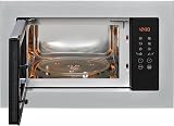 Indesit 25L 900W Built In Microwave Oven with Grill - Stainless Steel view 3