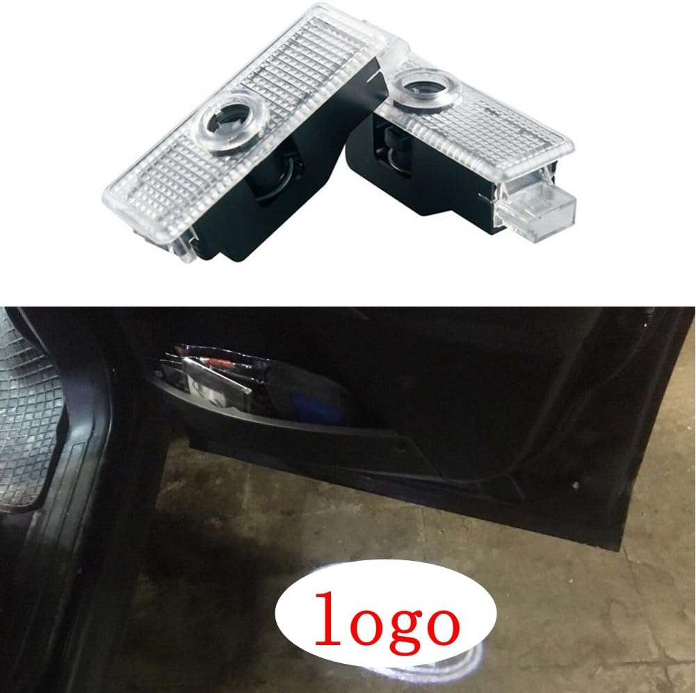 2pcs Car Door Welcome Courtesy Lamp Logo Light for Land Rover Ghost Shadow Led Projector Lights