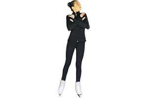 ChloeNoel JS735 Solid Color Elite Figure Skating Jacket w/Thumb Holes