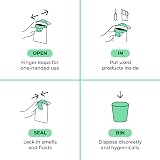 Fab Little Bag Sanitary Disposal Bags 125 Pack with Free Travel Case view 4