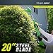 Greenworks 40V 20-Inch Cordless Pole Hedge Trimmer, 2.0 AH Battery Included, 22272