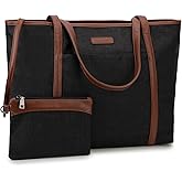 VX VONXURY Laptop Bag for Women,15.6 Inch Work Tote Professional Shoulder Handbag Ideal for Business Office