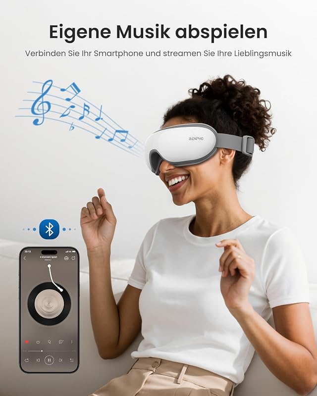 Augenmassagegerät mit Wärme, Wellness Geschenke für Frauen Männer