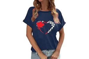 Canada Tshirt Women Women's Tops Casual Short Sleeve Crew Neck Graphic Printed T Shirt Blouse Top for Everyday Wear