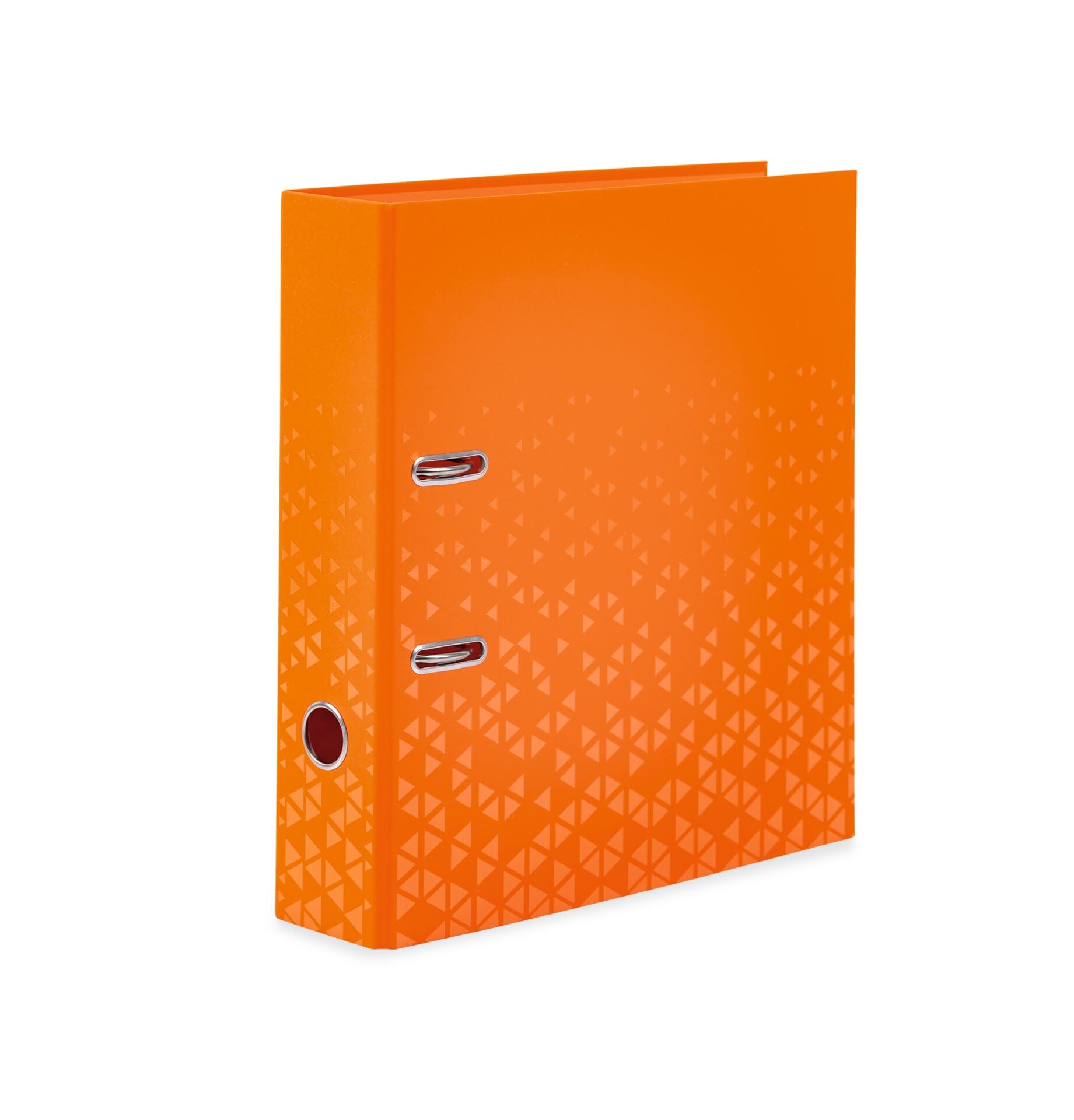 Herma A4 Lever Arch File Orange, 70mm Spine, Heavy Duty Folder with Pattern Motif, Glossy Finish & Inner Print, Kids Ring Binder, Archiving Folder & Storage File Organizer