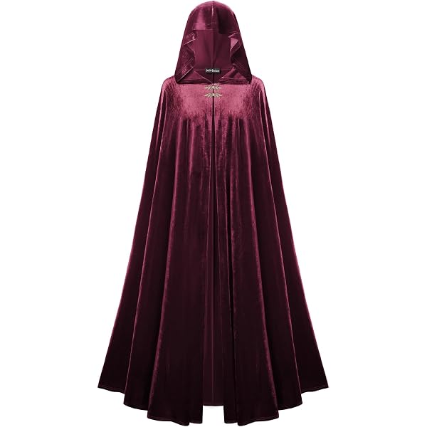 eKids Tenues de Noël Femmes Cape de Père Noël Cape Rouge avec Capuche en Fourrure Blanche Cape Costume