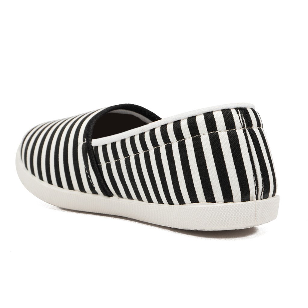 asian shoes lr-93 black canvas ladies shoes