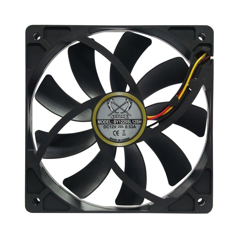 Scythe - Case Fan - 120 mm - 110 CFM - 1900 RPM - KAZE-JYUNI - SY1225SL12SH