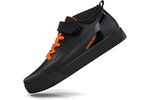 SANDUGO Mens MTB Mountain Bike SPD Cycling Shoes,Suitable Mountain Biking DH Enduro, Compatible All 2 Bolts Pedals,Black