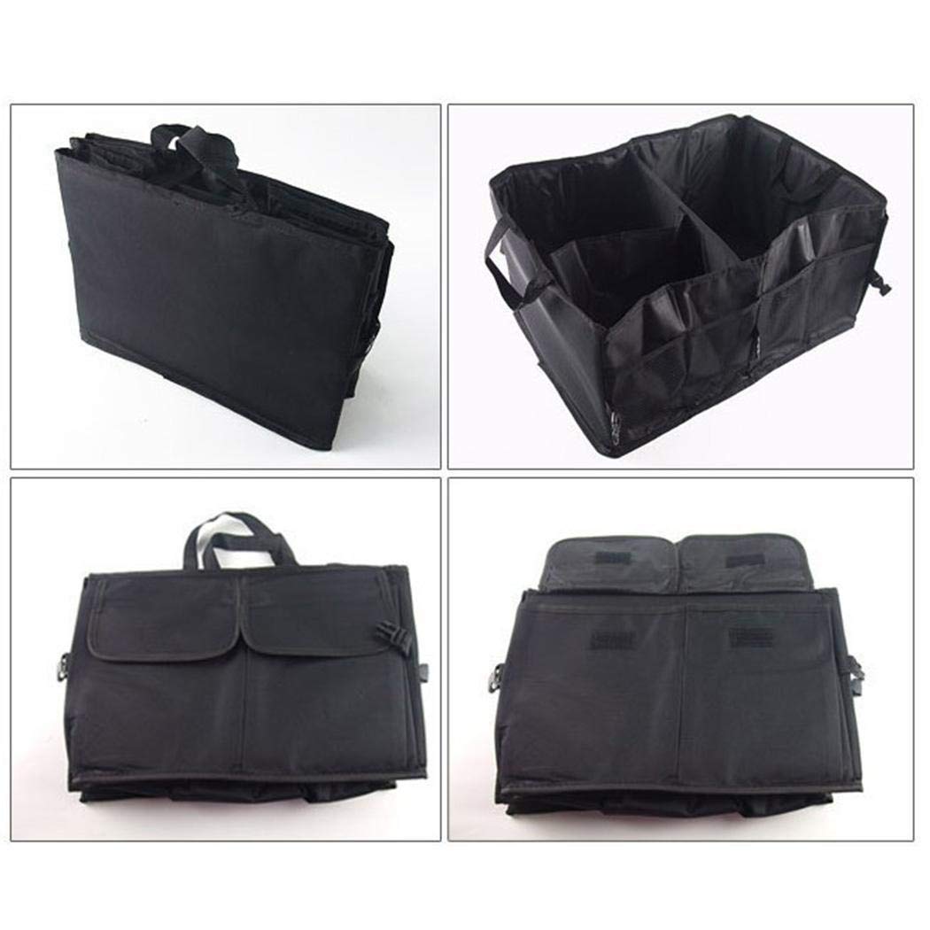 Pinsparkle Car Storage Bag Organizer Trunk Folding Car Storage Box Storage Cabinets Durable Portable Multifunctional