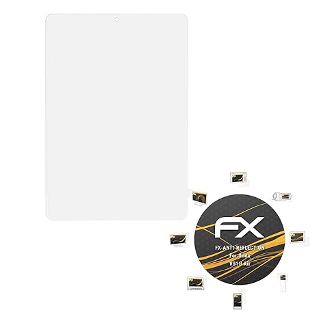 atFolix Panzerfolie kompatibel mit Onda V919 Air Schutzfolie, entspiegelnde und stoßdämpfende FX Folie (2X)