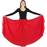 Danzcue Womens Long Full Circle Dance Skirt