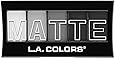 L.A. Colors 5 Color Matte Eyeshadow, Black Lace, 0.08 Ounce