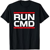 Computer Scientist Run CMD Programmer Sys Admin Gifts T-Shirt