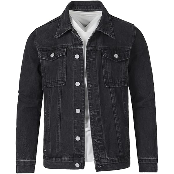 Buddhi Mens Fleece Lined Jean Jacket Winter Sherpa Windbreaker