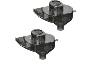 MIXZENY Baby Formula Dispenser Replacement Funnel Compatible with Baby Brezza Formula Pro Advanced and Pro Advanced WiFi Models ONLY, Replacement Funnel & Cover, NOT Fit Formula Pro MINI Mixer Machine, 2-Set