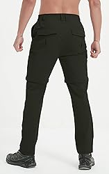 Mens Hiking Convertible Pants Waterproof