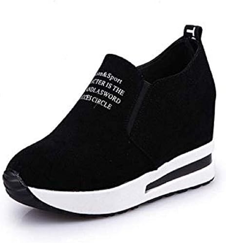 Amazon ラ モーダ 厚底スニーカー レディース ヒールスニーカー 身長アップ 美脚 インヒール スニーカー