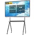 TouchWo 55" Touchscreen Monitor Smart Board, 4K Interactive Presentation Electronic Whiteboard with Android 13, Digital Signage Display for Office, Classroom,RAM 4GB+ ROM 32GB