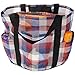 Qudasar PDTXCLS Tirrito SC Lifestyle All Purpose Bag Tote w/Zipper Pocket & Carabiner- Use As A Beach Bag or Grocery Bag (Red/White/Blue)