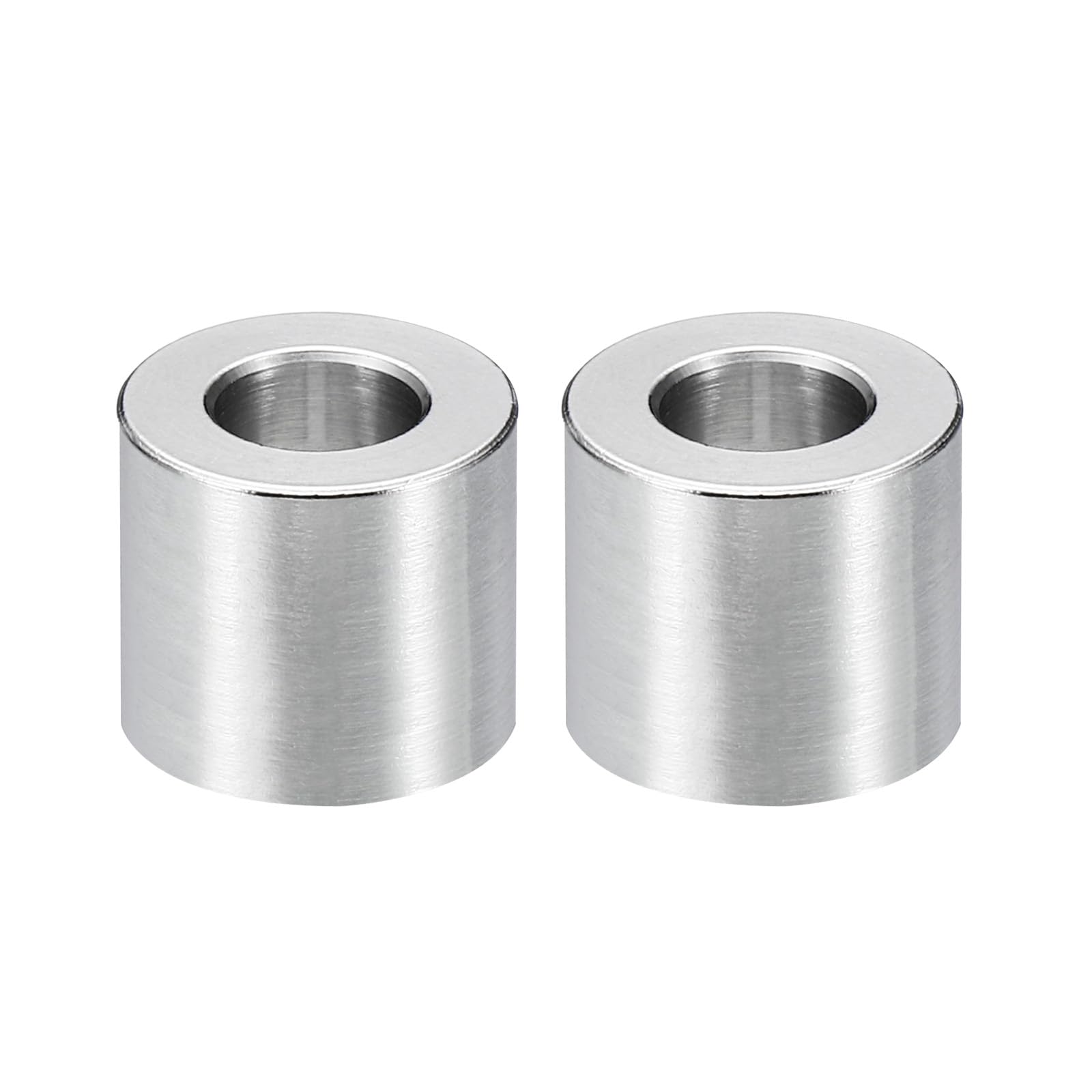 PATIKIL M8 Stainless Steel Spacers, 2Pcs Metal Spacer Stainless Steel 8.2mm ID x 16mm OD x 16mm L Stainless Steel Spacer Screw Standoff for 5/16" or M8 Screw