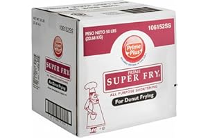 Prime Super Fry Flex Donut & Heavy-Duty Shortening – 50 lb. Bulk Trans Fat-Free Frying Shortening (Gluten-Free, Kosher)