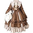 Adove Kawaii Lolita Dress for Women Long Sleeve Lolita Dresses for Teen Girls
