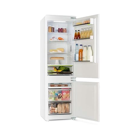 Klarstein CoolZone - Nevera combi para montar en la cocina, 3 ...