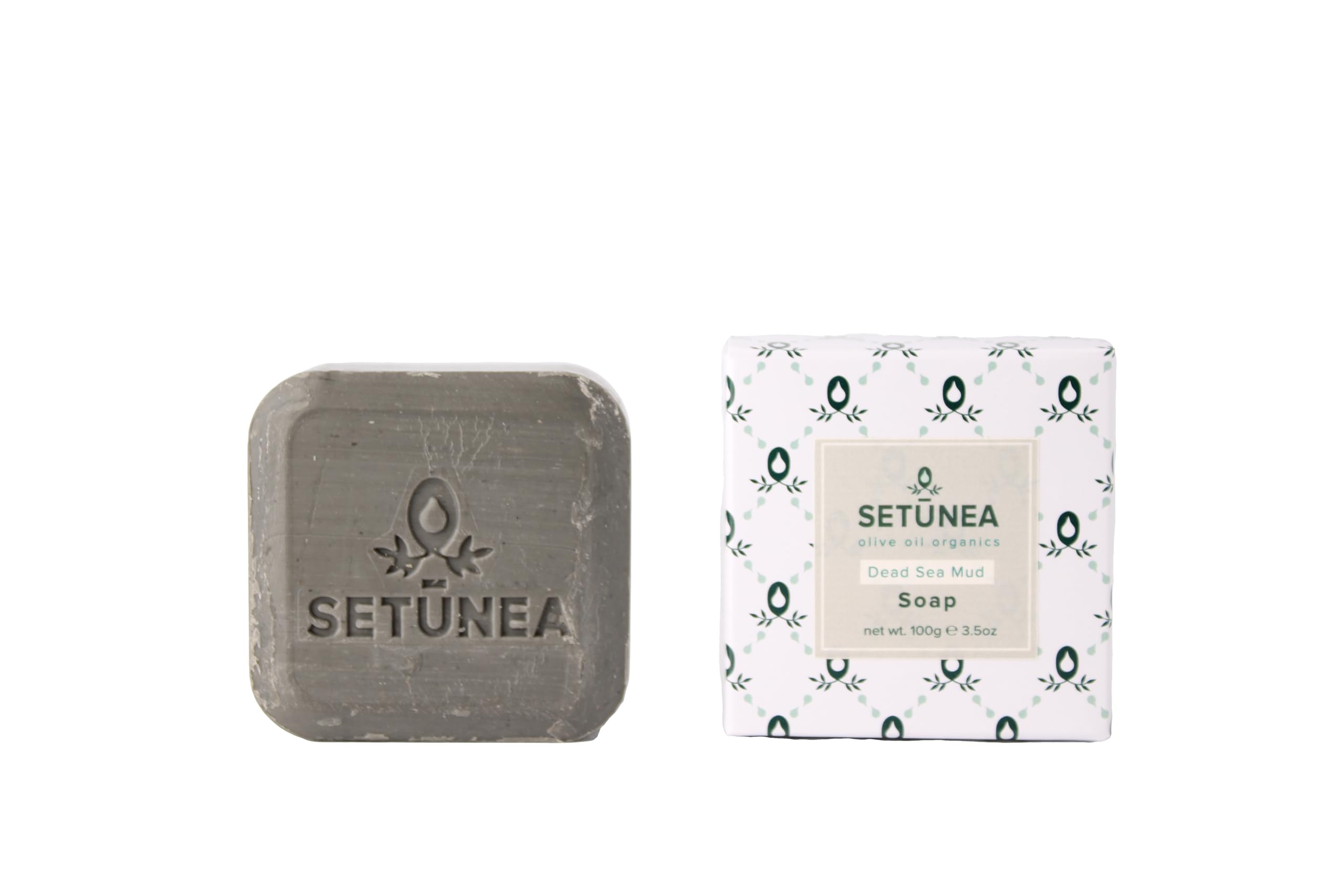 Setunea Organic Olive Oil and Dead Sea Mud Soap Bar 2 x 100g