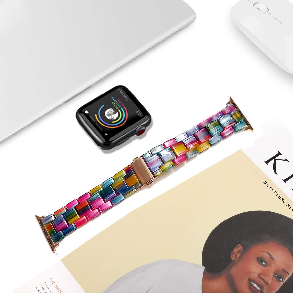 DEALELE Bands Compatible with Apple Watch 49mm 46mm 45mm 44mm 42mm - Image 5
