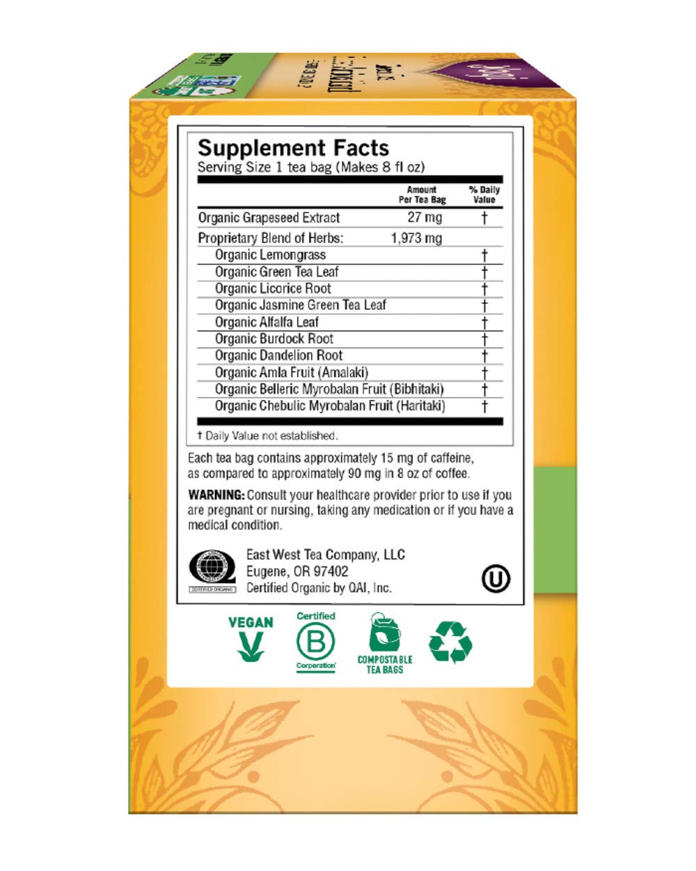 Yogi Tea, Green Tea Super Antioxidant, 16 Count : Grocery & Gourmet Food