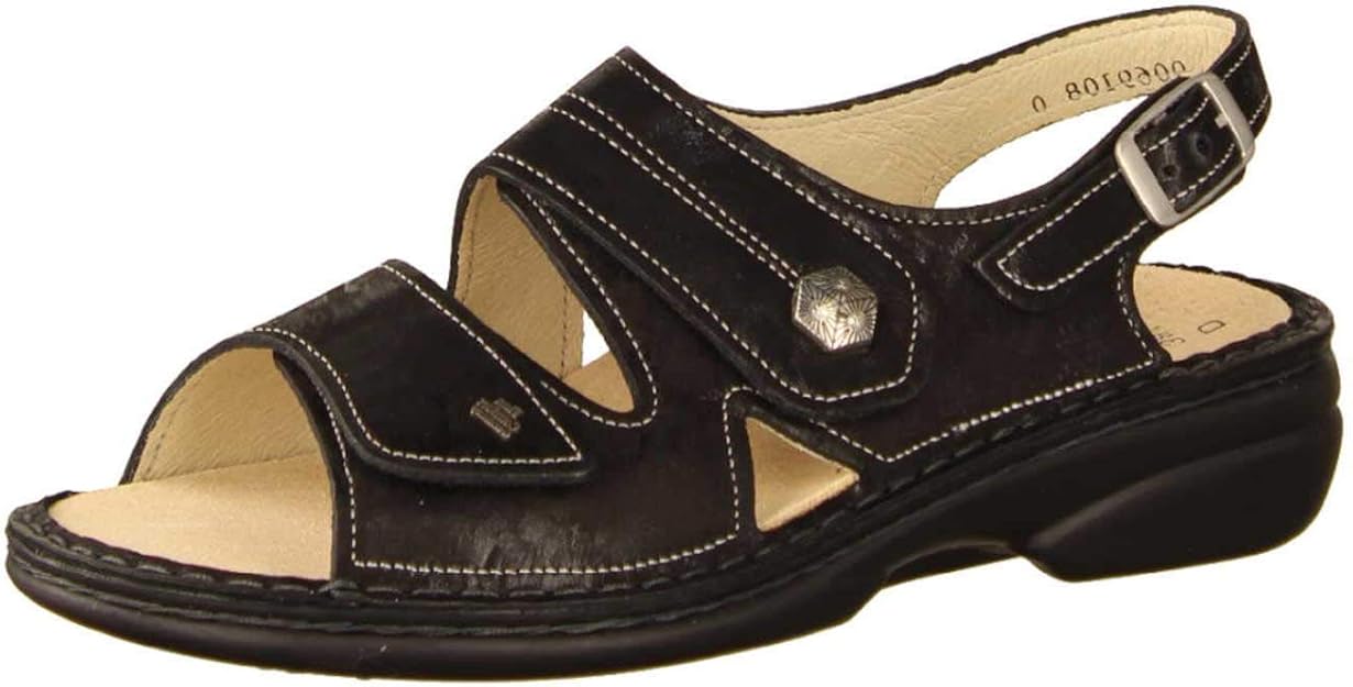 Finn Comfort Women's 2560644144 Fashion Sandals Black Size 4 UK