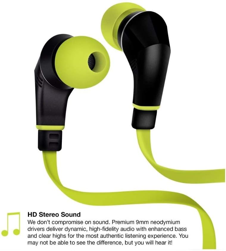 Naztech NX80 Stero Sound Bluetooth Wireless in-Ear Headphones with Noise Cancellation. Sweet Proof Sport Earphones with Built in mic for Workout, Running, Gym, Cycling, Boxing