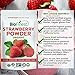 Biofinest Strawberry Juice Powder - 100% Pure Freeze-Dried Antioxidants Superfood - USDA Organic Vegan Raw Non-GMO - Boost Digestion Weight Loss - for Smoothie Beverage Blend (4 oz Resealable Bag)