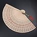 TOOGOO(R) Folding Wooden Carved Sunflower Print Fragrant Hand Fan