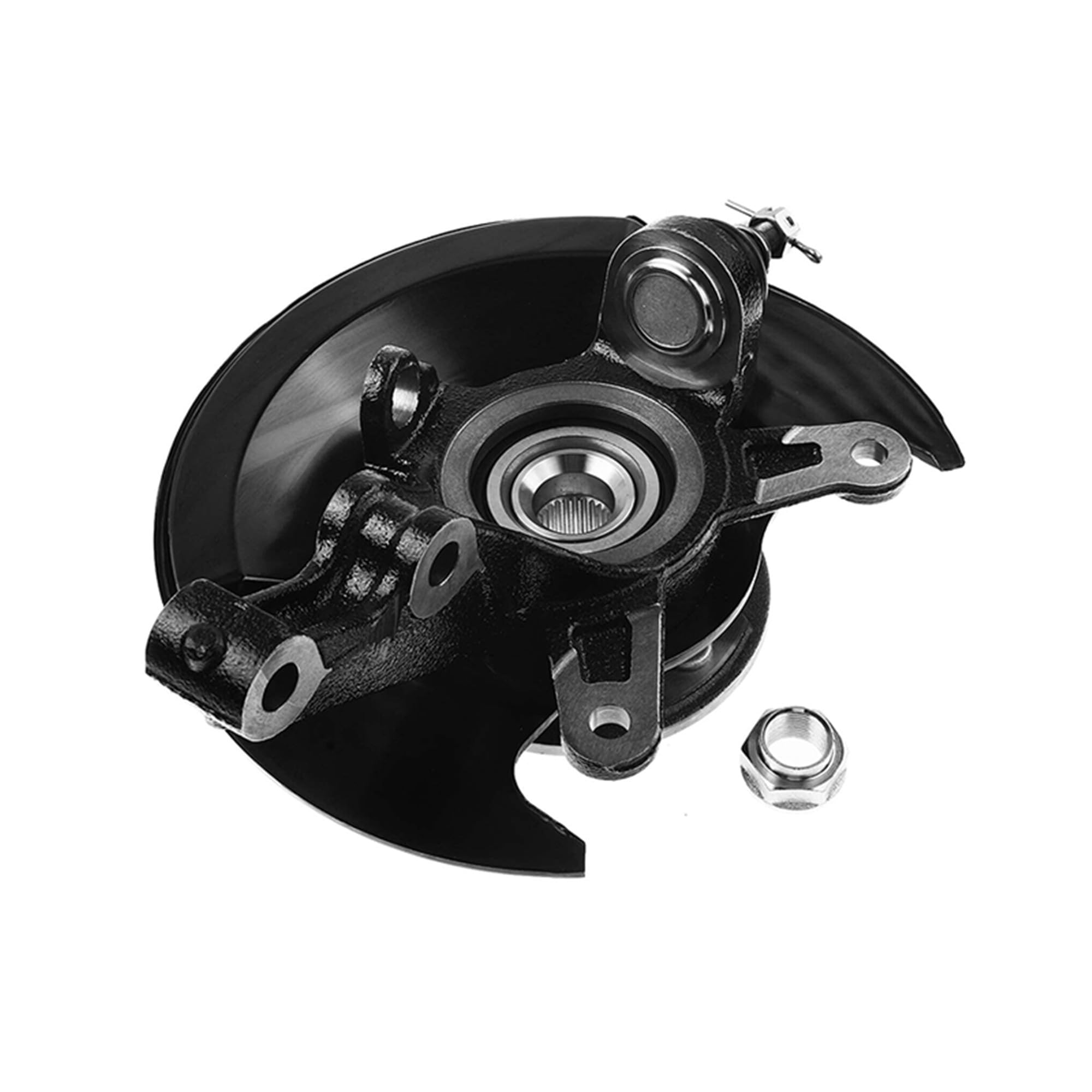 Photo 1 of Front Left Driver Side Steering Knuckle & Wheel Bearing Hub Assembly Fits Honda Civic 2001-2002 L4 1.7L 698-479, 51215S5AJ10, 45255S01A00, 44600S5DA00